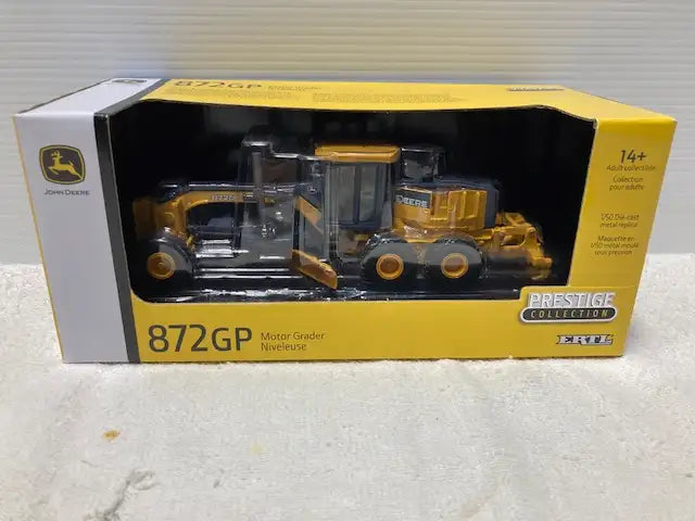 1/50 JOHN DEERE 872 GP Motor Grader Construction Toy