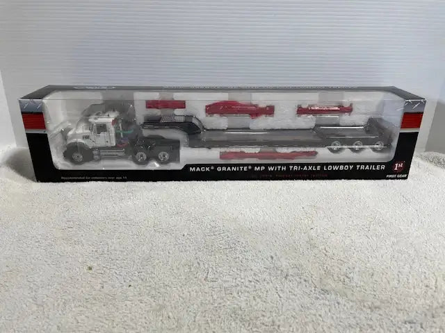 1/50 MACK GRANITE MP Truck w/tri-axle lowboy Construction Toy
