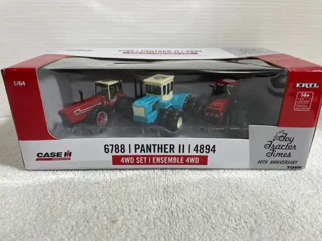 1/64 TOY TRACTOR TIMES 40TH ANN. CIH Farm Toy Set