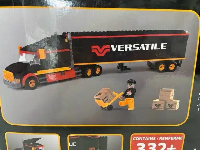 1/64 VERSATILE Tractor Trailer Building Block Set Farm Toy