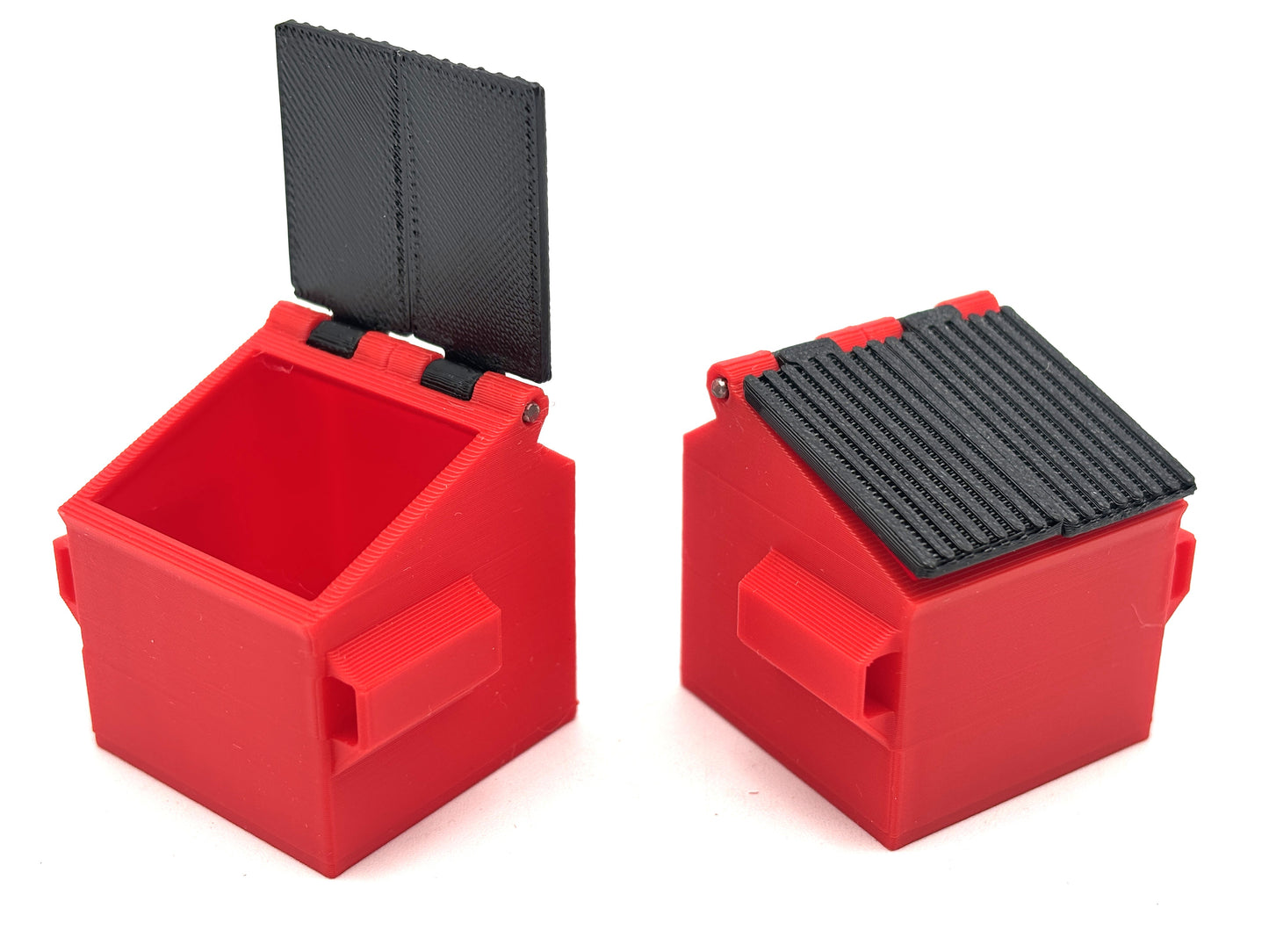 1/64 3D Print Red Dumpster