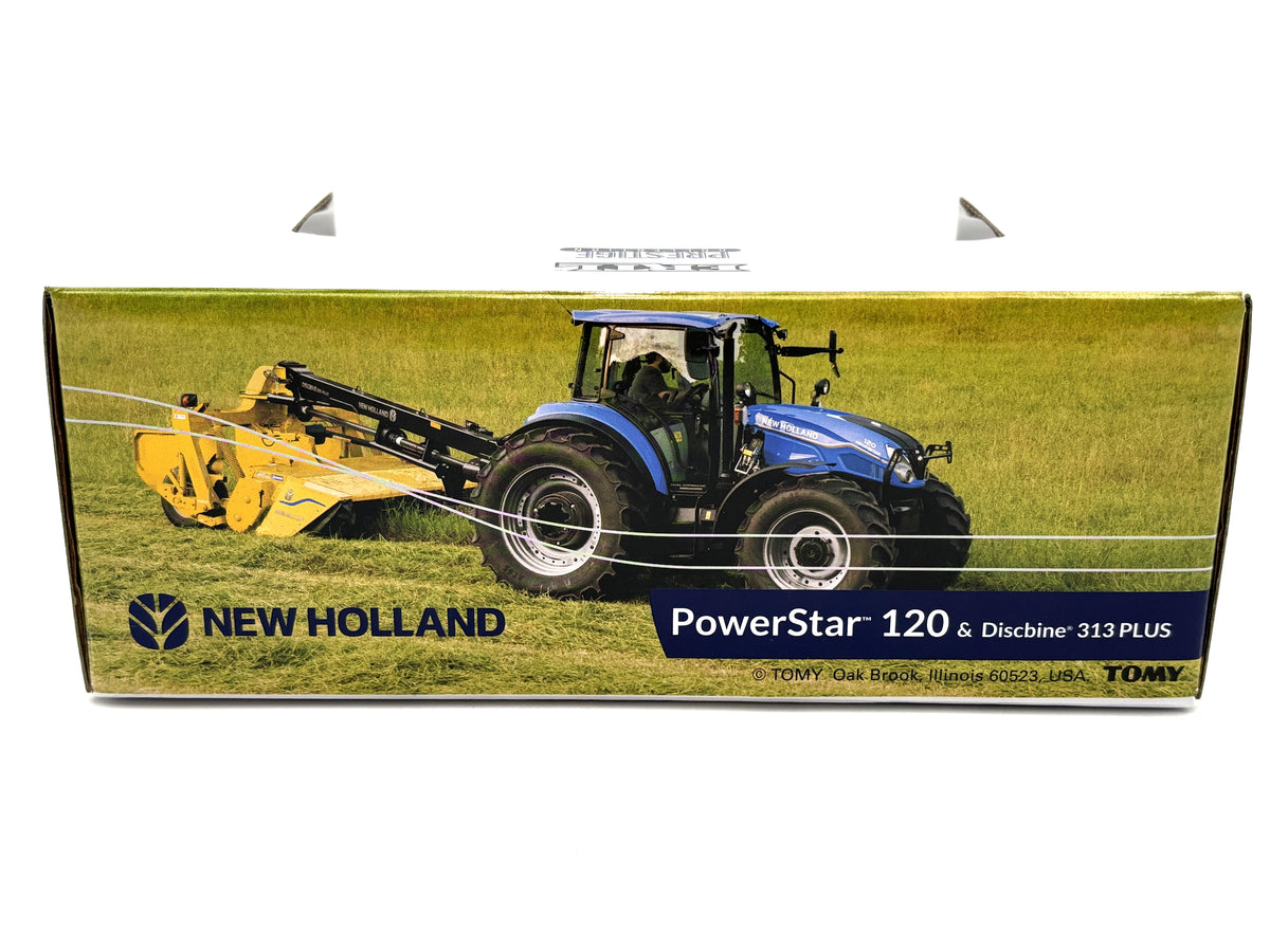 1/64 New Holland Powerstar 120 with 313 Discbine "Chase"