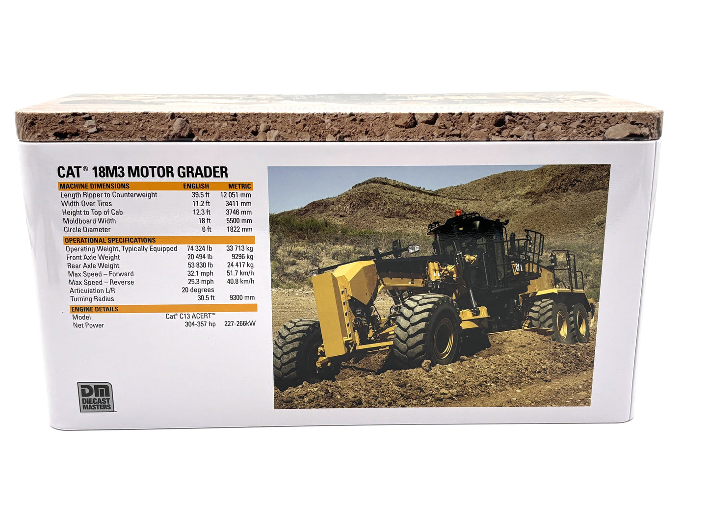 1/50 Caterpillar 18M3 Grader High Line