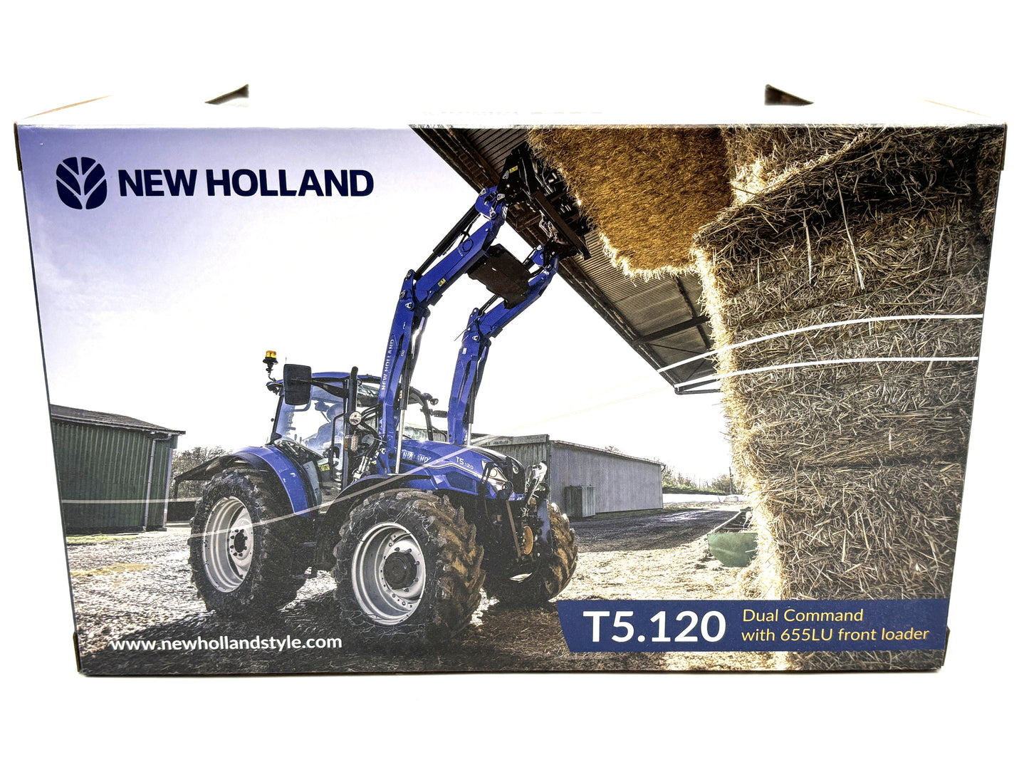 1/32 New Holland T5.120 with 655LU loader
