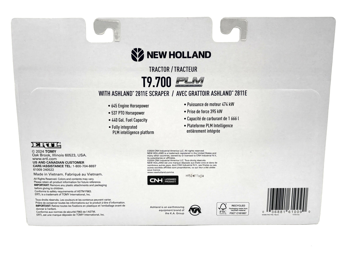 1/64 New Holland T9.700 with Ashland Scraper