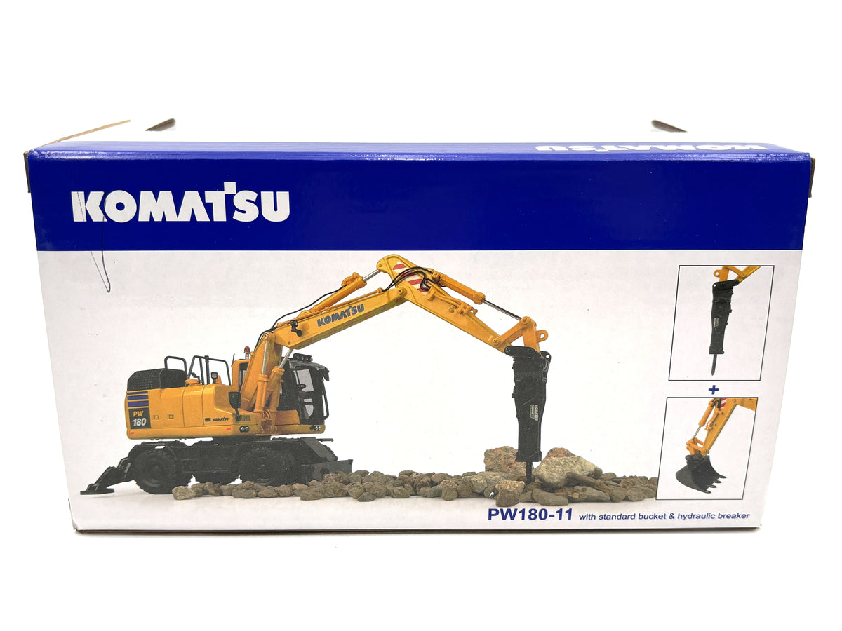 1/50 Komatsu PW180-11 Wheeled Excavator