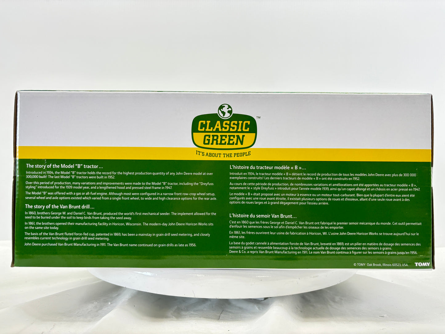 1/16 John Deere Model "B" with Grain Drill