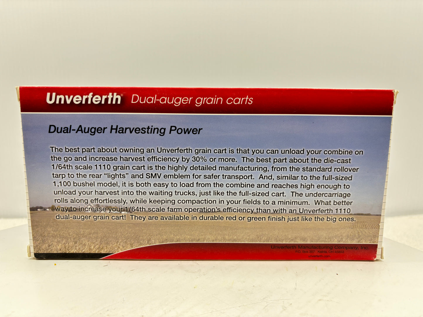 1/64 Unverferth 1110 Dual-Auger Grain Cart