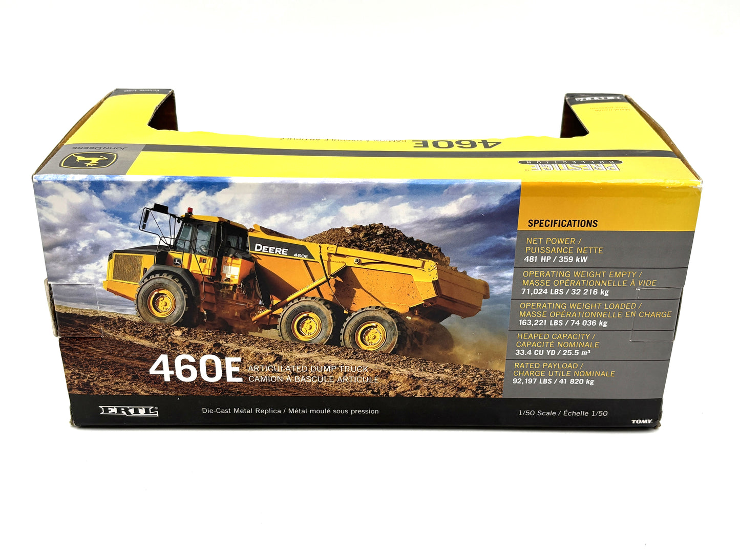 1/50 John Deere 460E Rock Truck Prestige