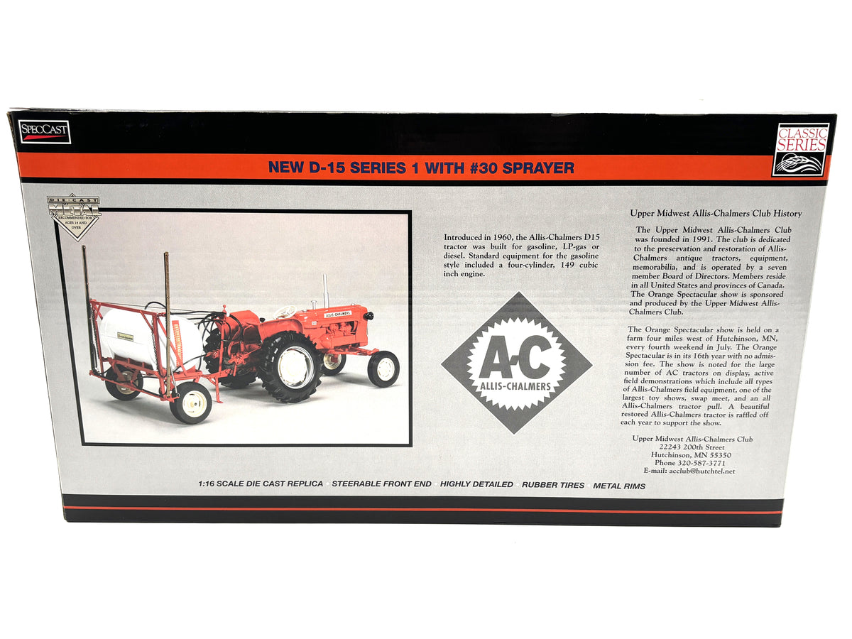 1/16 Allis-Chalmers D-15 with #30 Sprayer