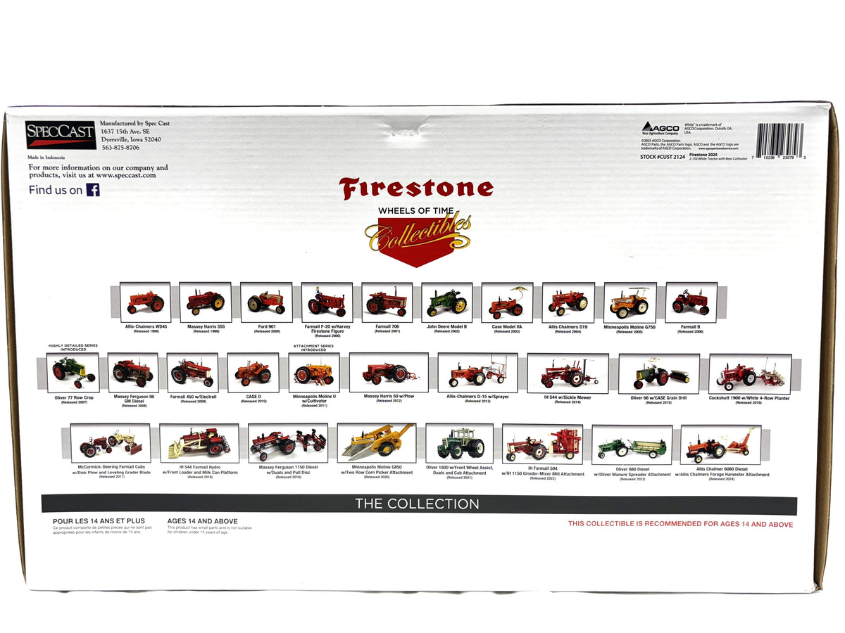 1/16 White 2-150 Firestone