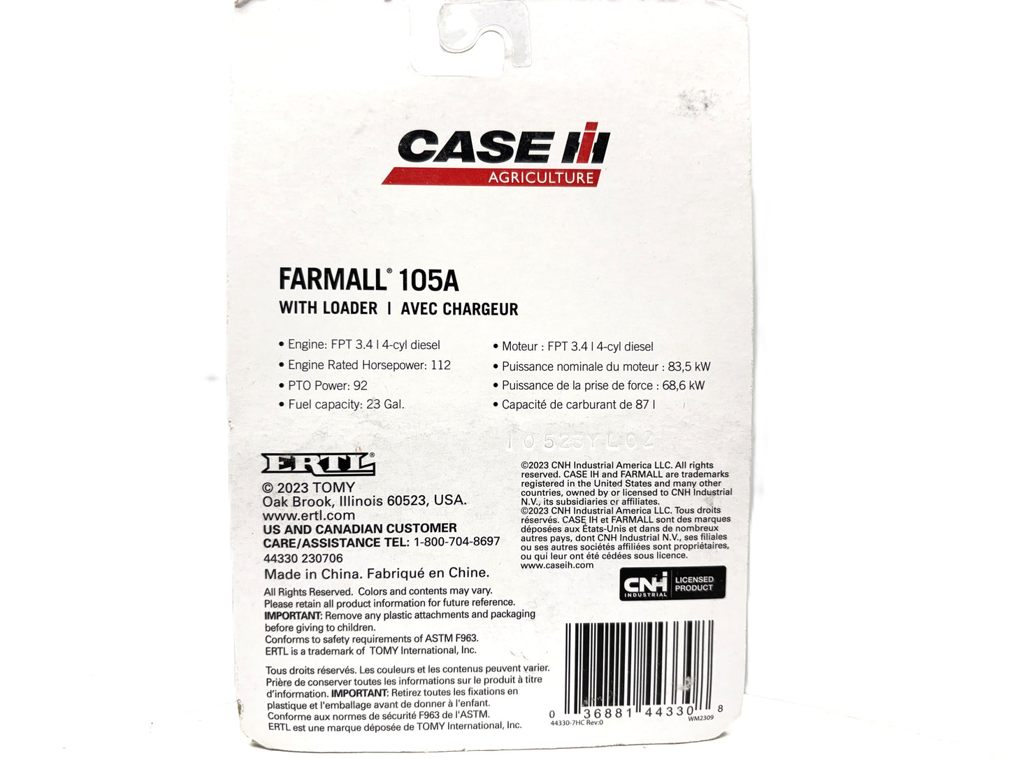 1/64 Case IH 105A with Loader
