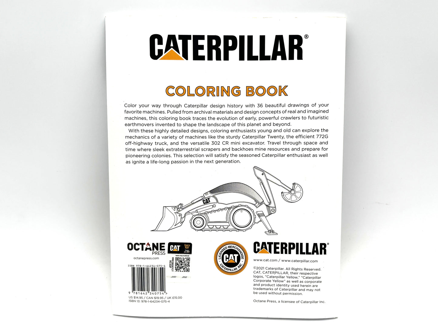 Caterpillar Coloring Book with 80 Pages