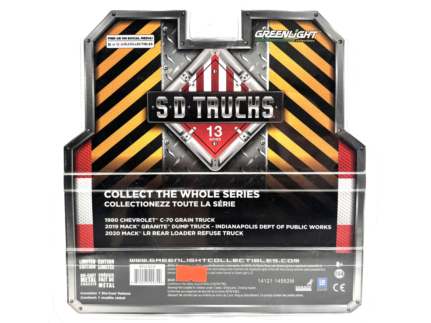 1/64 Chevrolet C-70 Grain Truck (Blue/White)