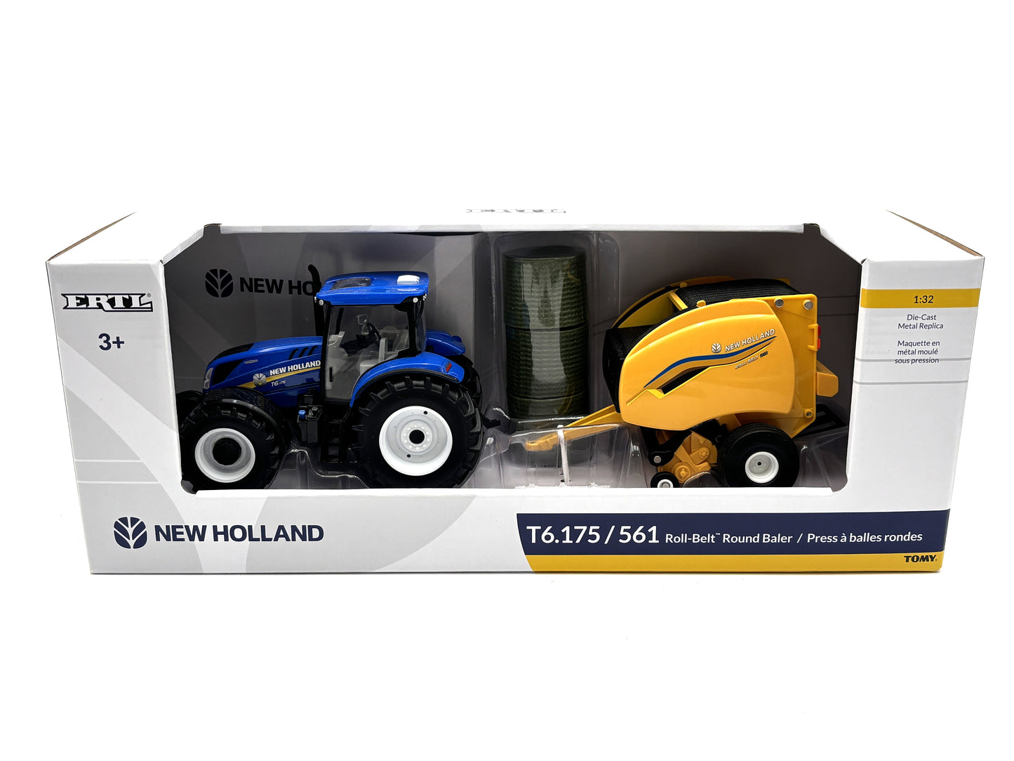 1/32 New Holland T6.175-561 Roll-Belt Round Baler