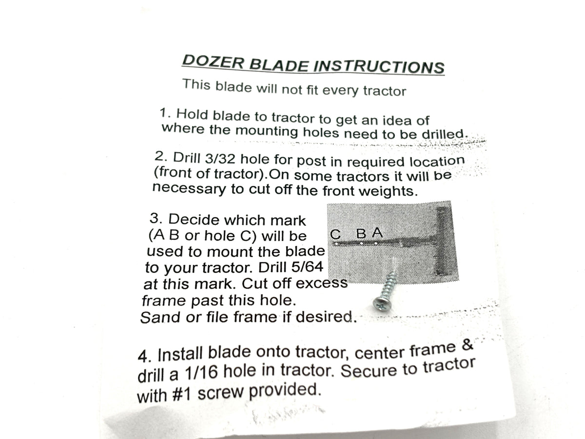 1/64 Degelman 18' Silage Blade