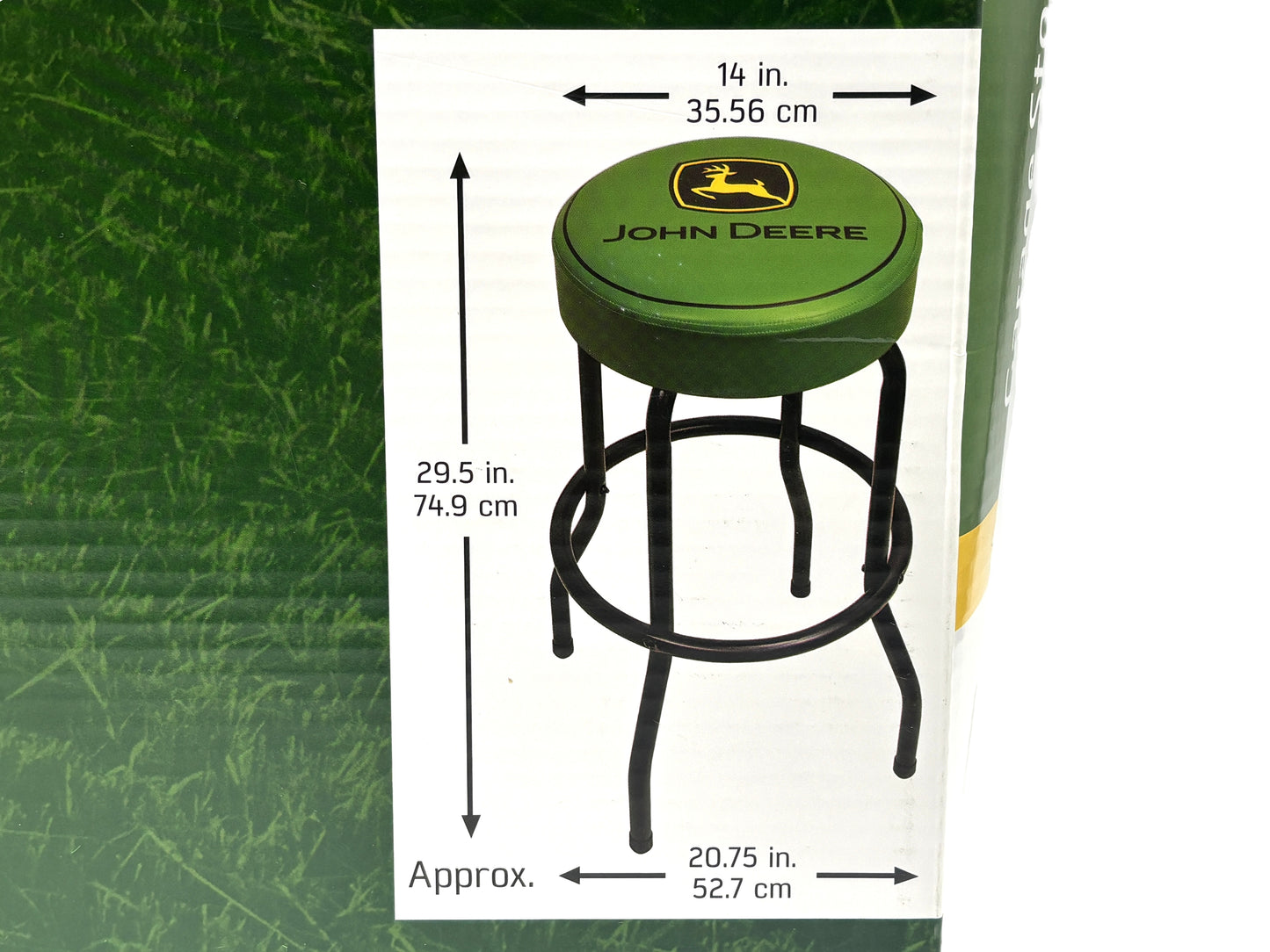 John Deere Garage Stool