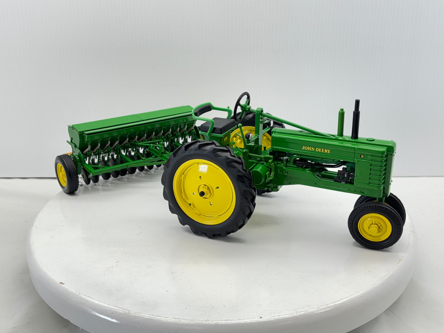 1/16 John Deere Model "B" with Grain Drill
