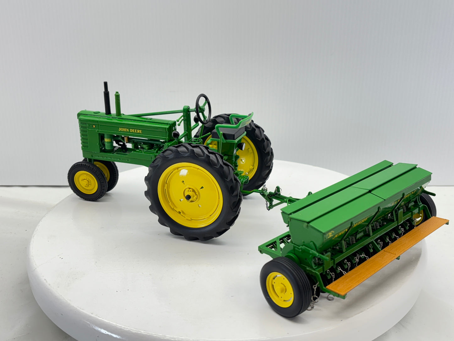 1/16 John Deere Model "B" with Grain Drill