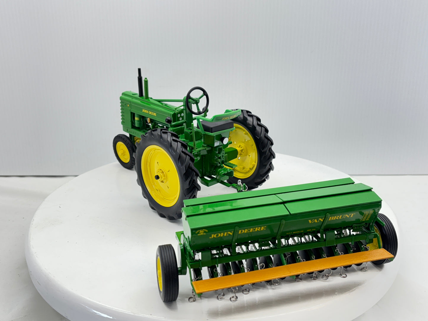 1/16 John Deere Model "B" with Grain Drill