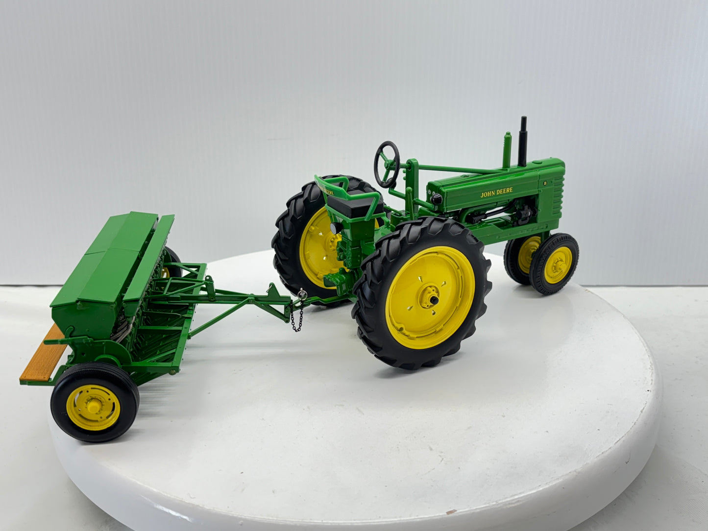 1/16 John Deere Model "B" with Grain Drill
