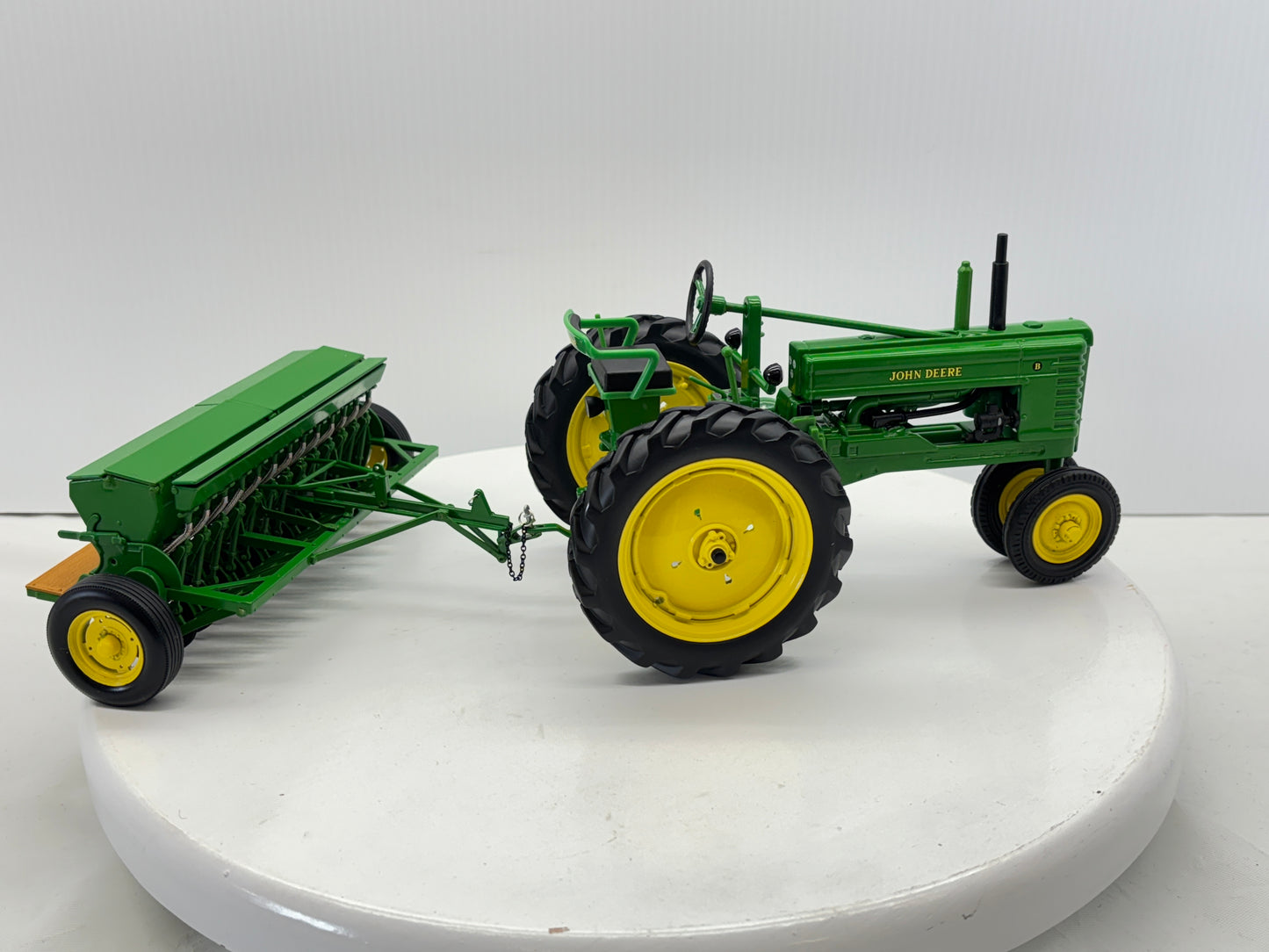 1/16 John Deere Model "B" with Grain Drill