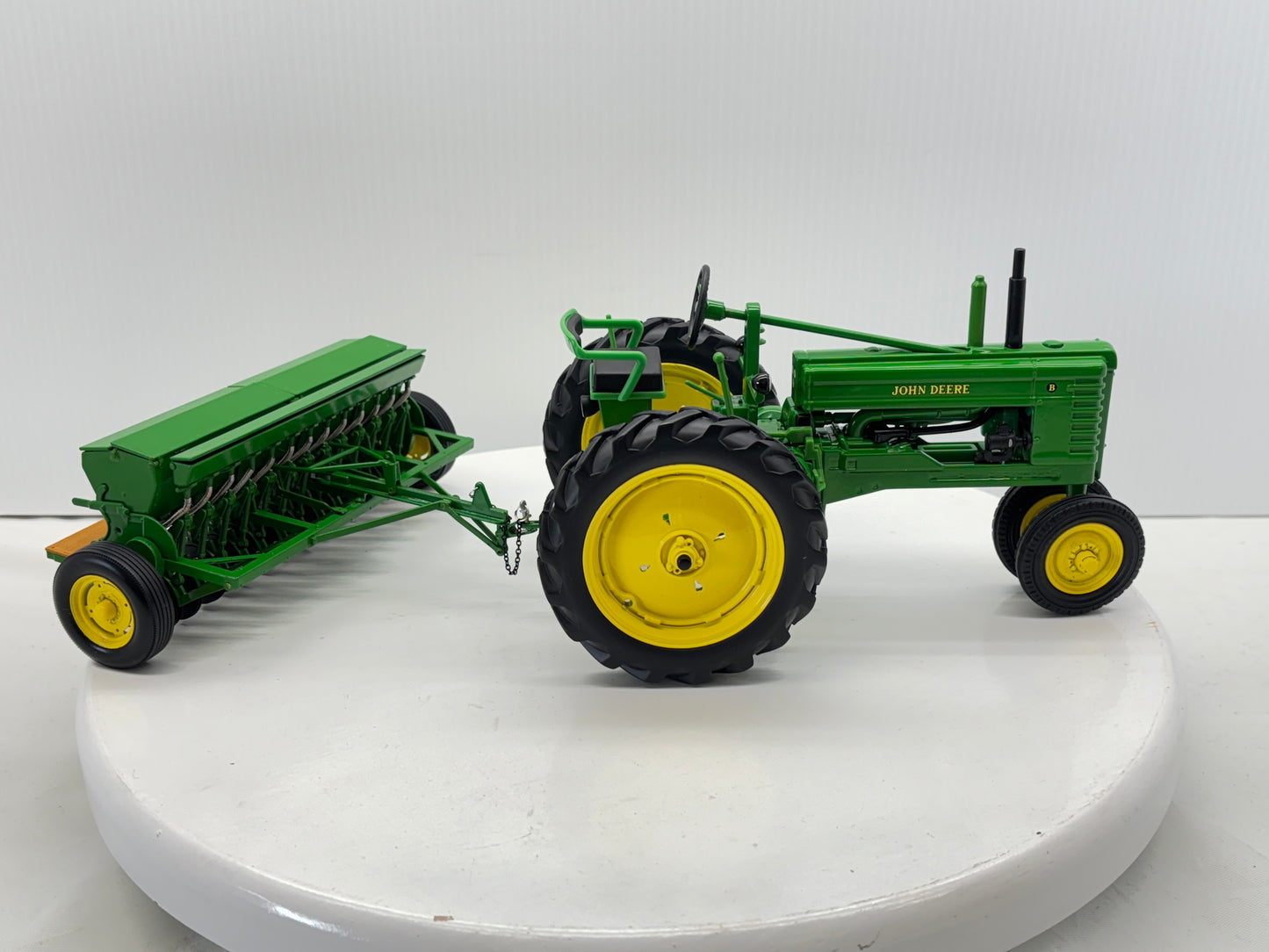 1/16 John Deere Model "B" with Grain Drill