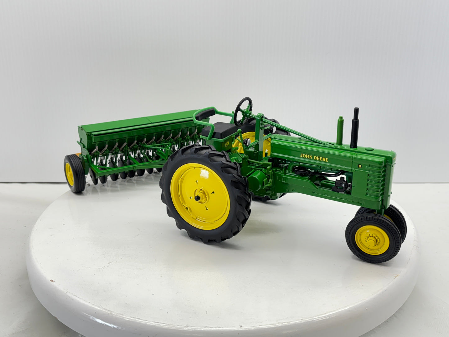1/16 John Deere Model "B" with Grain Drill