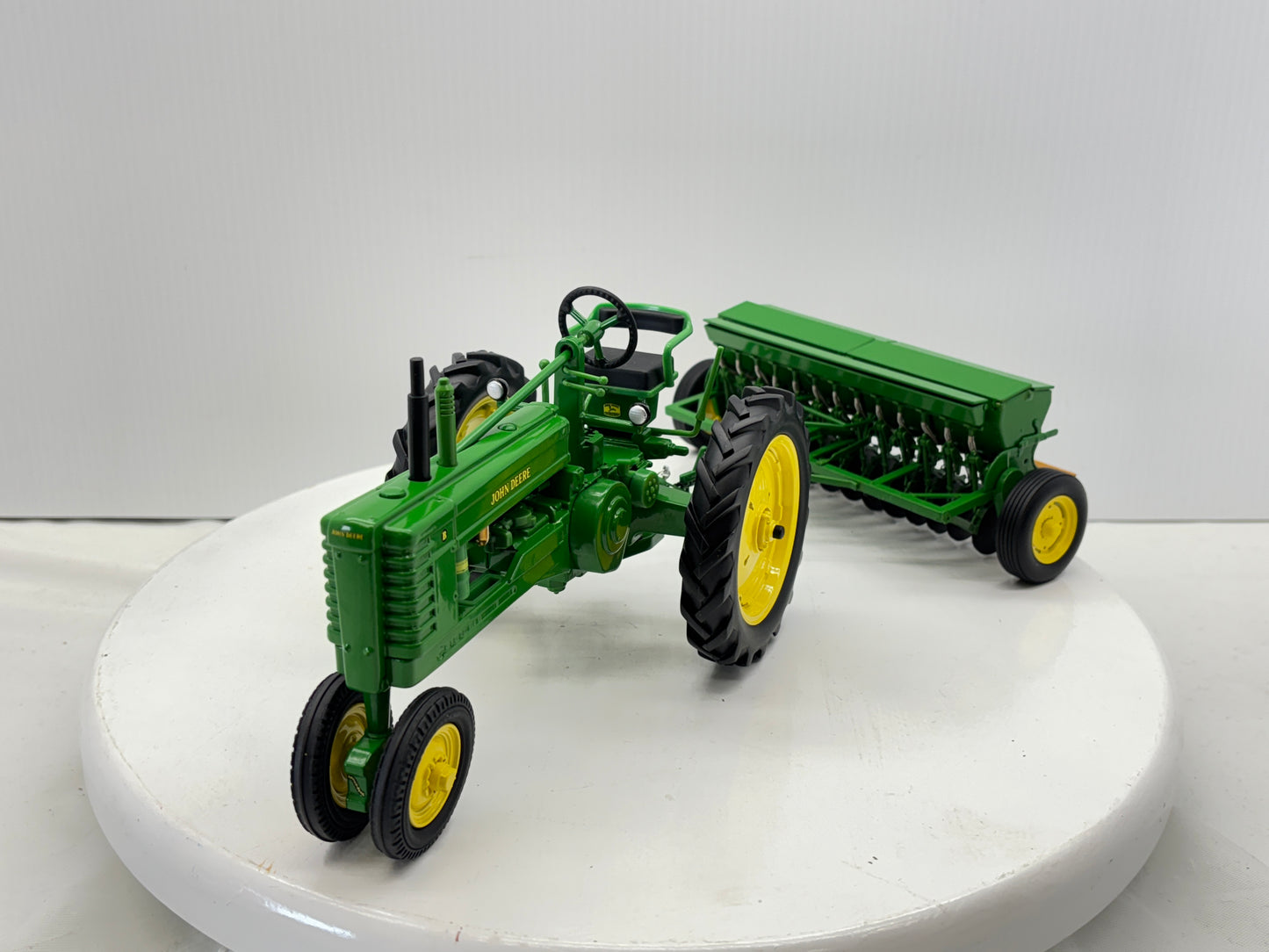 1/16 John Deere Model "B" with Grain Drill