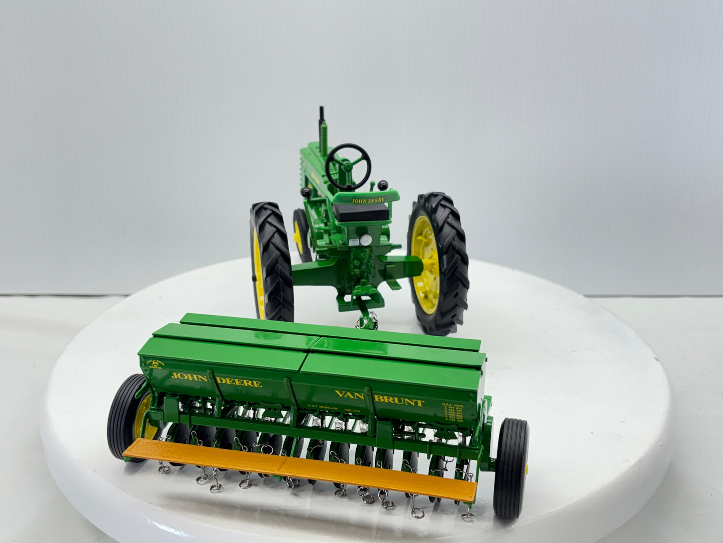 1/16 John Deere Model "B" with Grain Drill