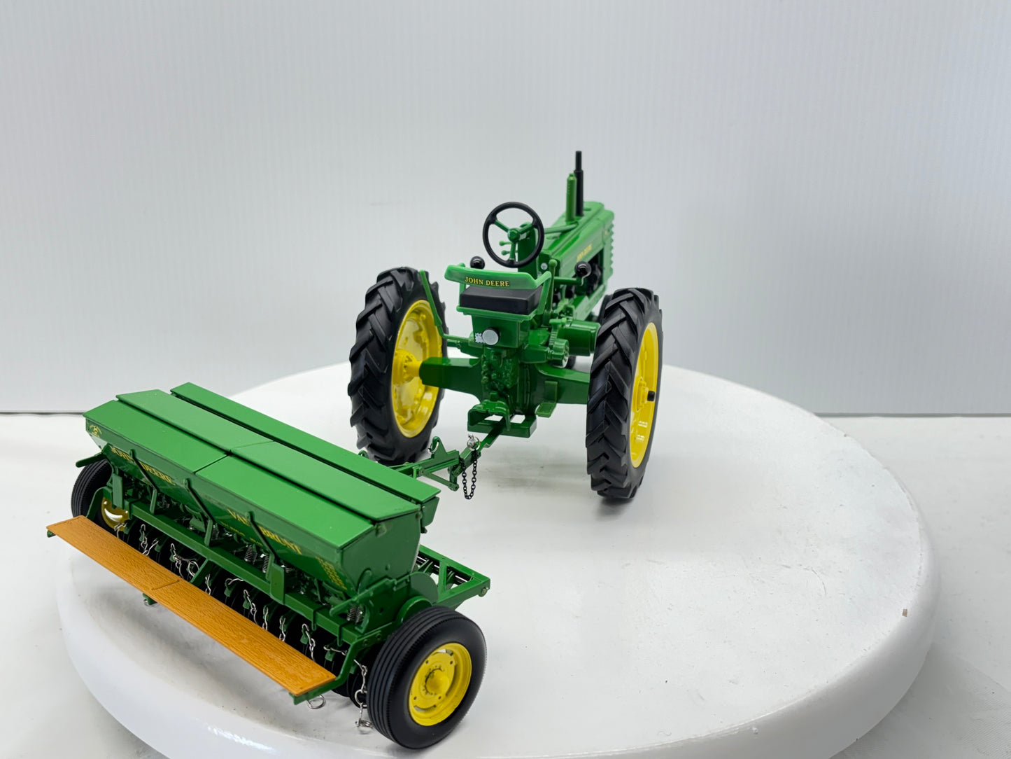 1/16 John Deere Model "B" with Grain Drill