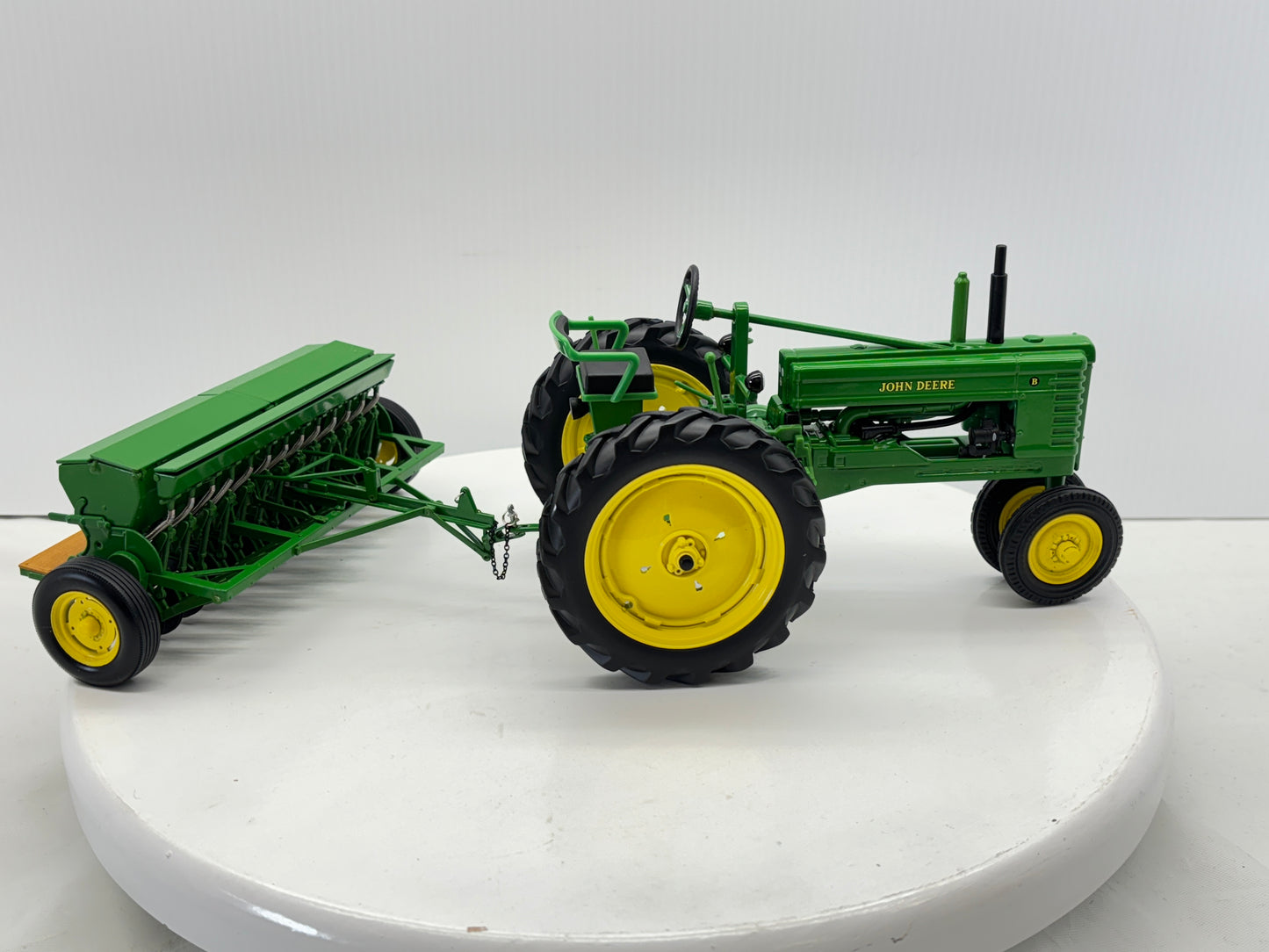 1/16 John Deere Model "B" with Grain Drill