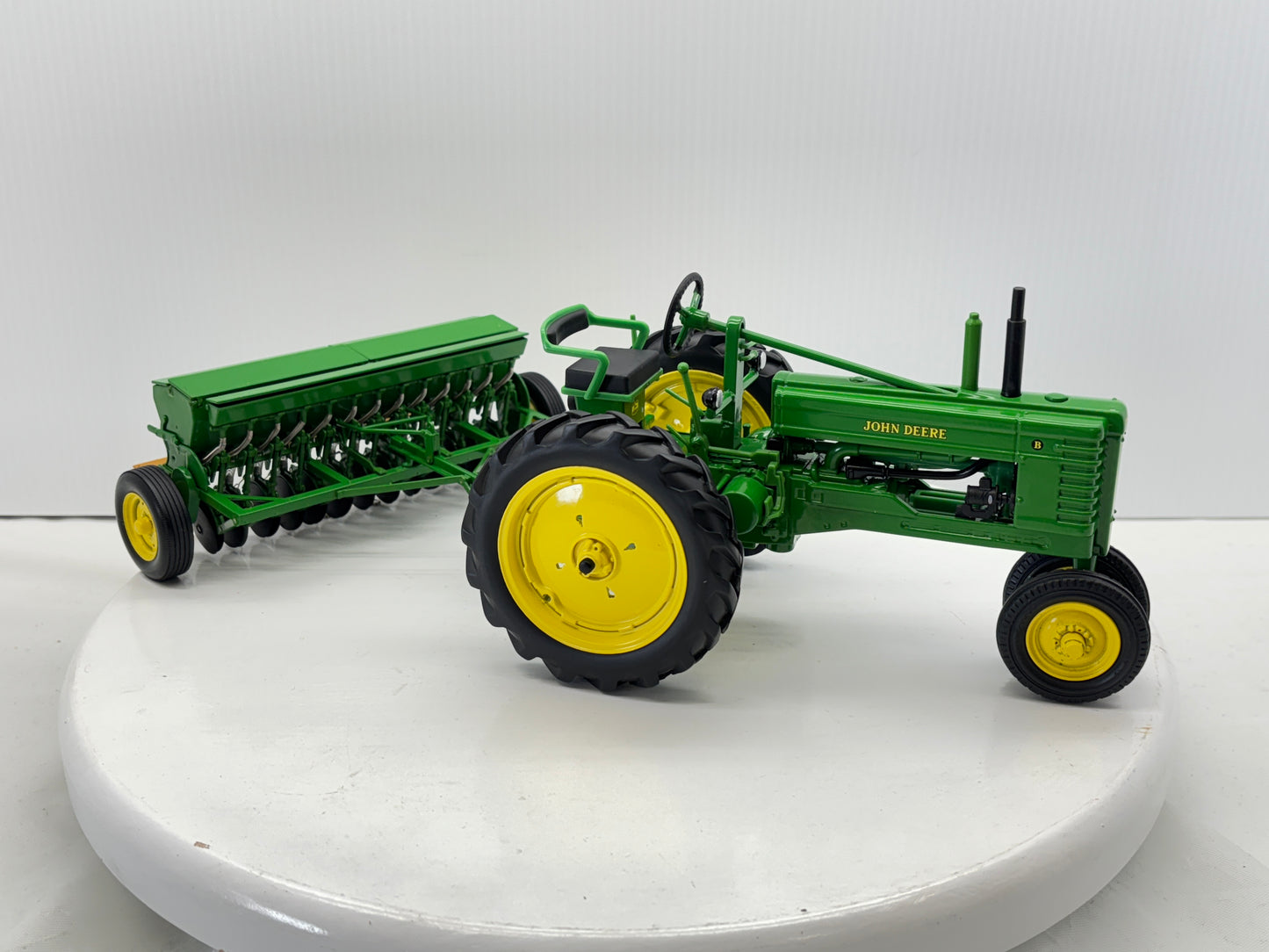 1/16 John Deere Model "B" with Grain Drill