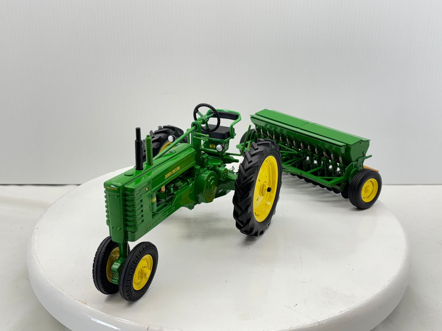 1/16 John Deere Model "B" with Grain Drill