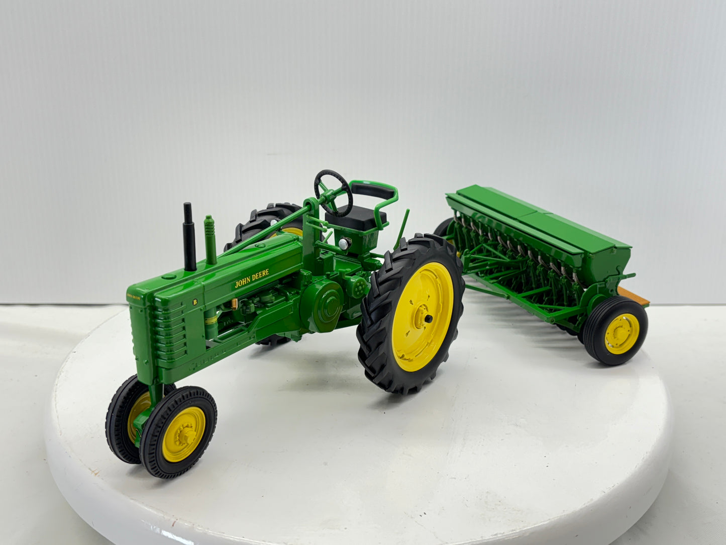 1/16 John Deere Model "B" with Grain Drill