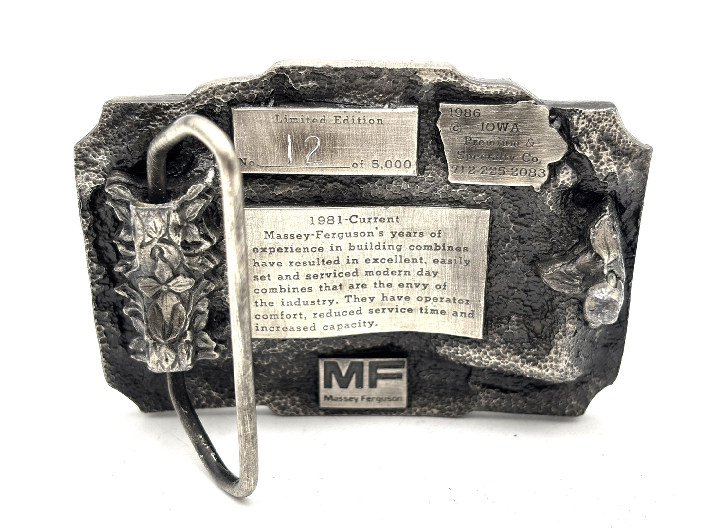 Massey Ferguson MF860 Belt Buckle