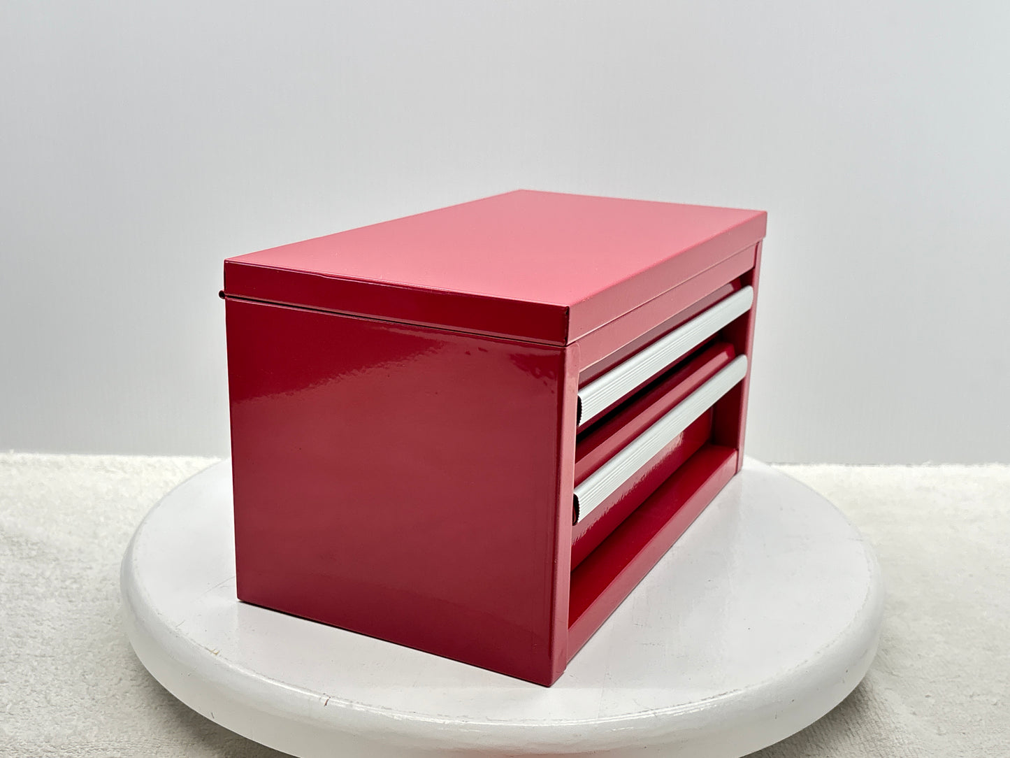MasterCraft Mini Steel Toolbox ''Red''