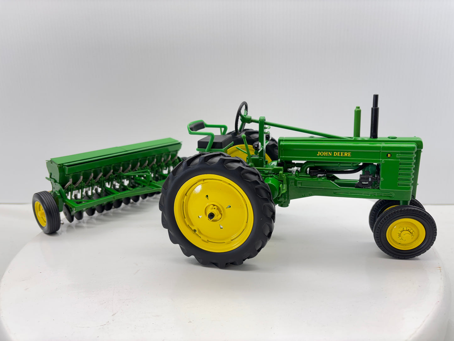 1/16 John Deere Model "B" with Grain Drill