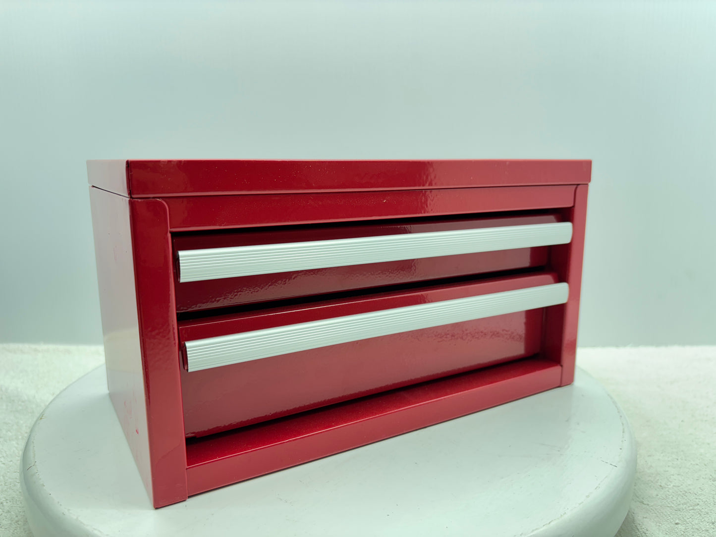 MasterCraft Mini Steel Toolbox ''Red''