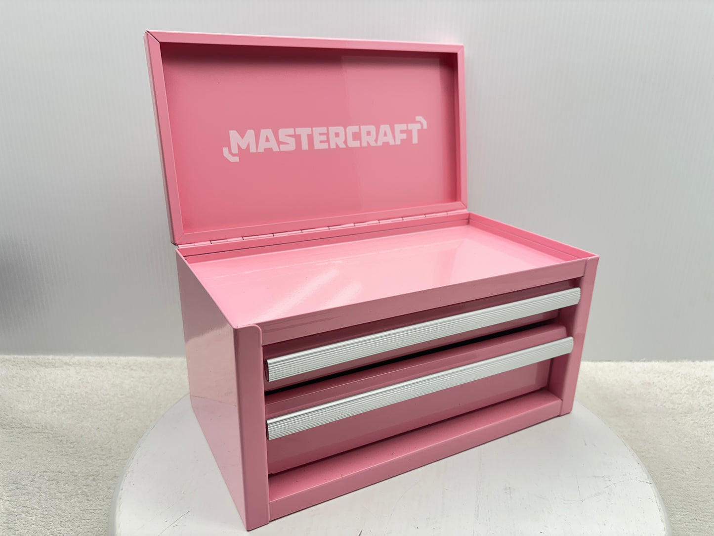 MasterCraft Mini Steel Toolbox ''Pink''