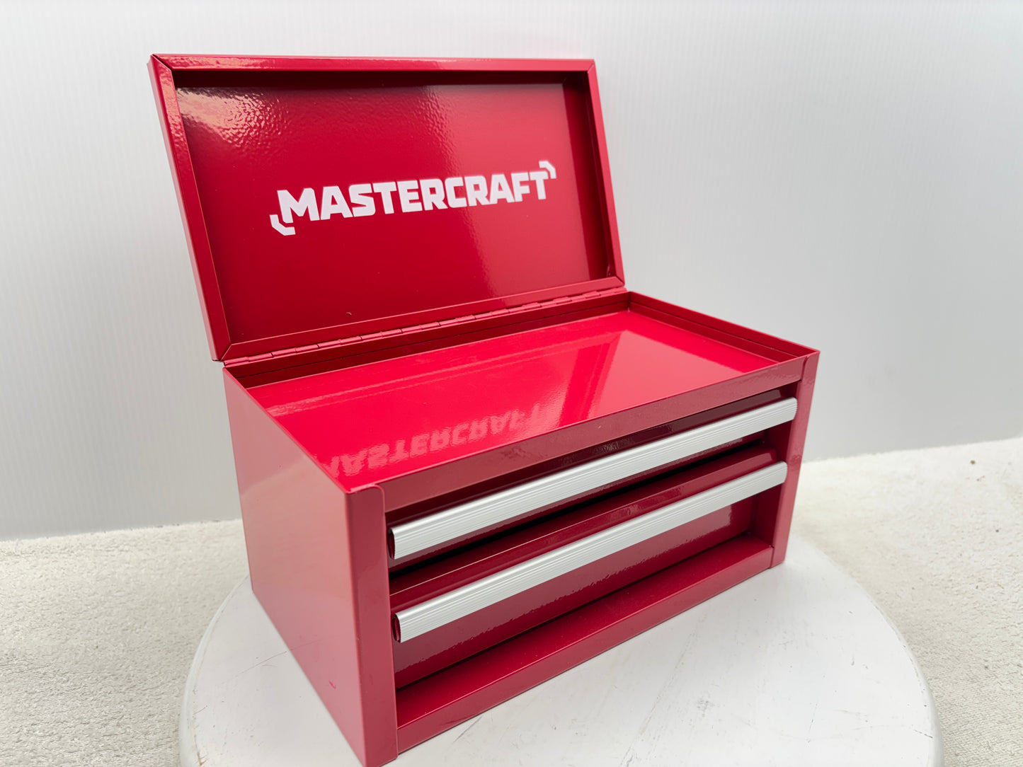 MasterCraft Mini Steel Toolbox ''Red''