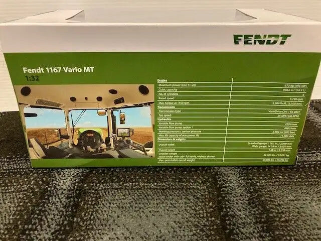 *WOW* 1/32 FENDT 1167 VARIO MT Farm Toy Tractor