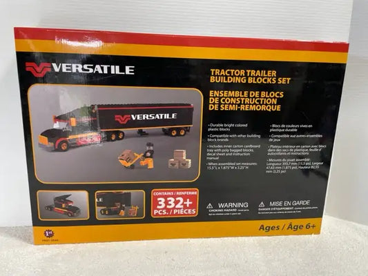 1/64 VERSATILE Tractor Trailer Building Block Set Farm Toy