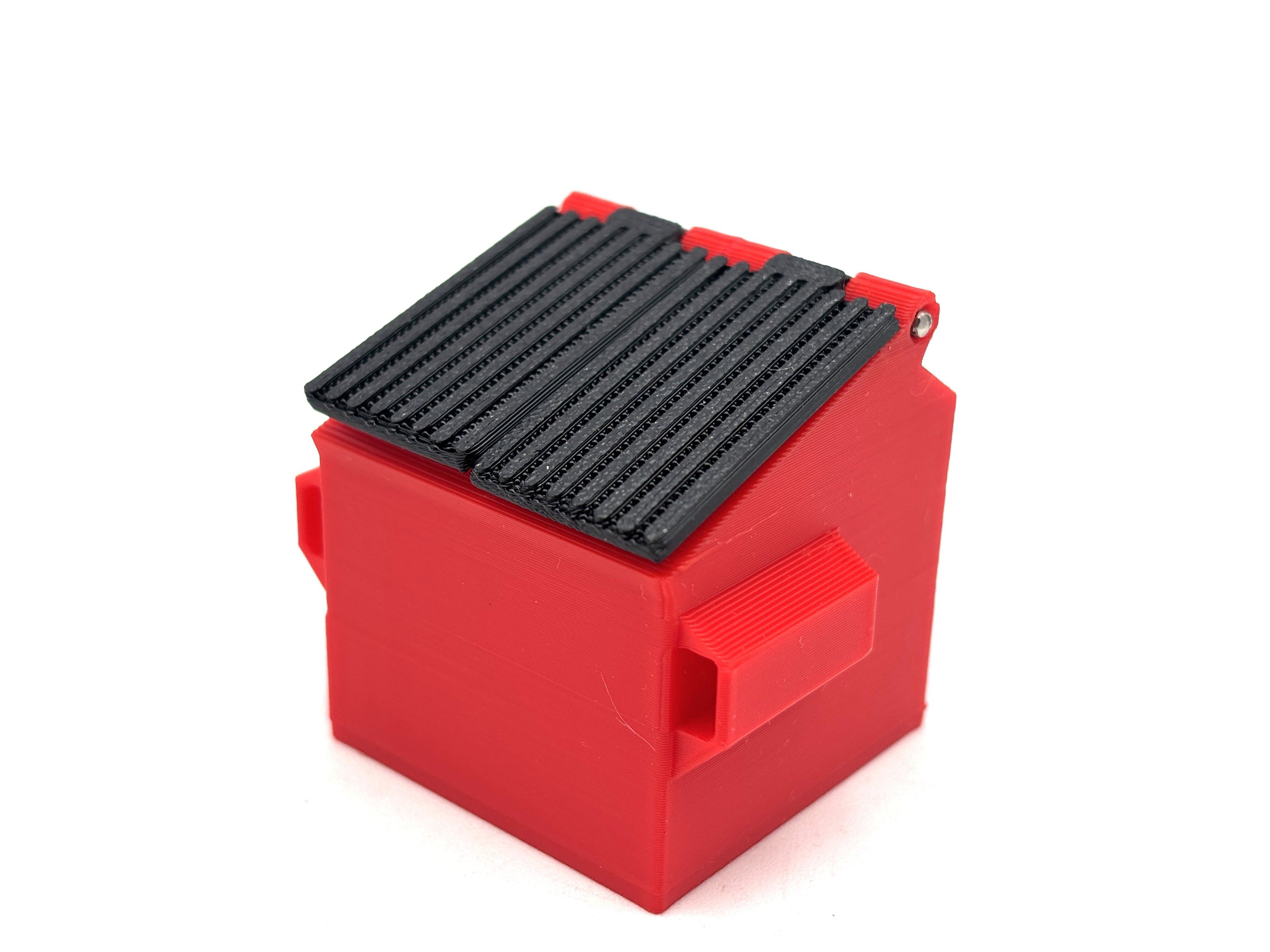 1/64 3D Print Red Dumpster