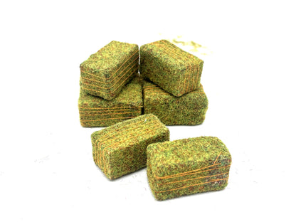 1/64 Aged Hay Bales Twine Wrapped 4' x 4' x 8'