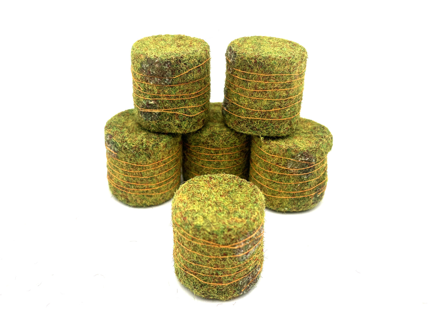 1/64 Aged Hay Bales Twine Wrapped 6' x 6'