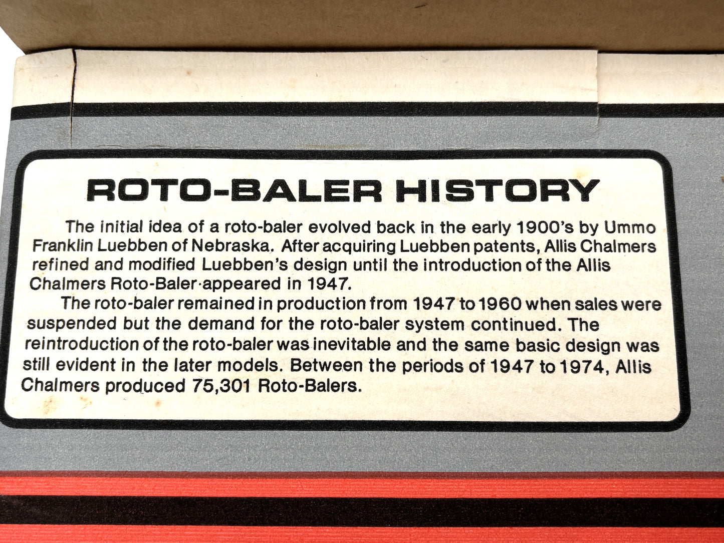 1/16 Allis-Chalmers Roto-Baler
