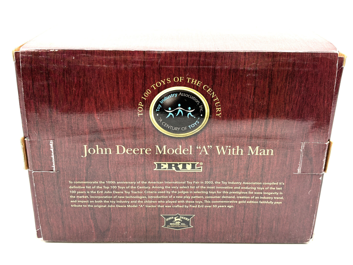 1/16 John Deere Model ''A'' with Man ''Gold''