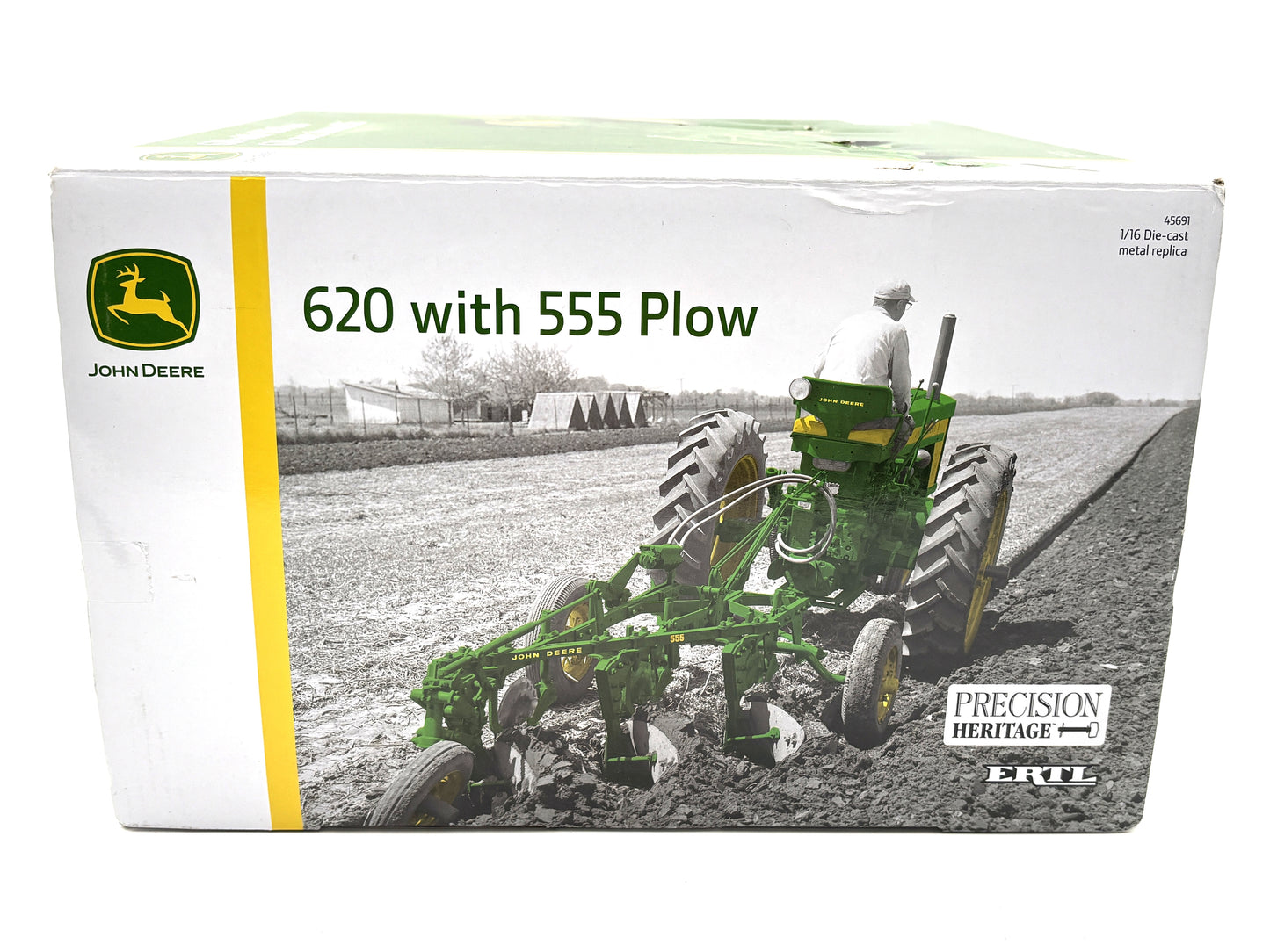1/16 John Deere 620 with Narrow Front & 555 Plow