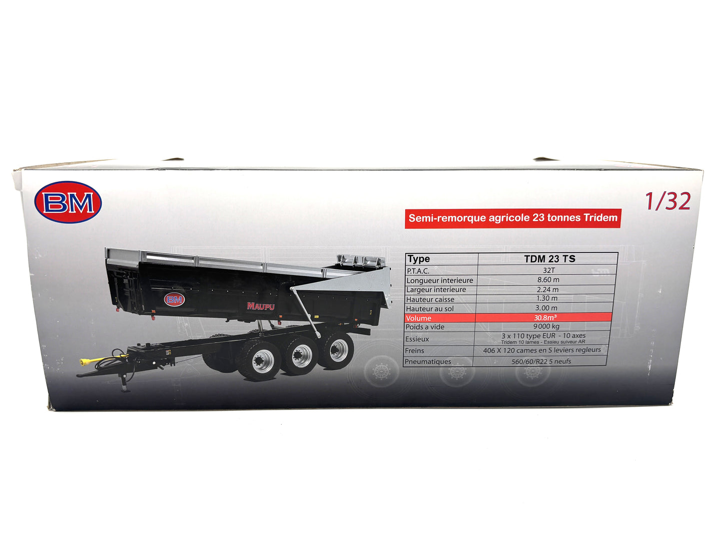 1/32 Maupu TDM 23TS Dumping Trailer